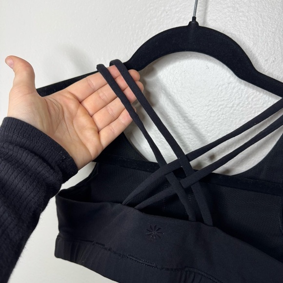 ATHLETA GIRL UPBEAT Sports Bra in Black - Picture 8 of 11
